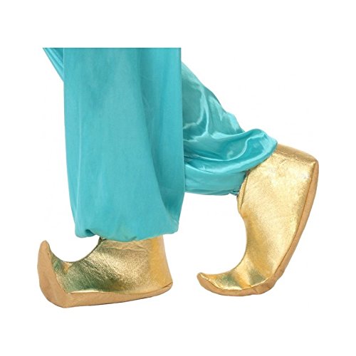 Atosa Sultan-Par de cubrezapatos, color dorado, talla única (Boland 49244)