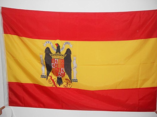 AZ FLAG Bandera de ESPAÑA DE Franco 150x90cm para Palo - Bandera FRANQUISTA ESPAÑOLA 90 x 150 cm