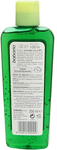 Babaria - Aloe Vera Balsamo Reparador, Verde, 250 Mililitros