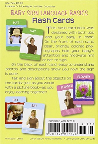 Baby Sign Language Flash Cards: A Deck of 50 American Sign Language (ASL) Cards