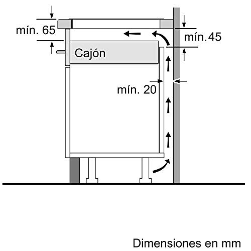 Balay 3EB967FR - Placa de Inducción, 3 Zonas, 60cm, Función Sprint, 17 Niveles Cocción, Negro