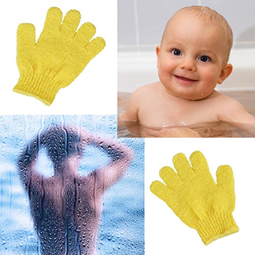 Bath Gloves,Shower Gloves Exfoliating Body Scrub Mitt Double Side para Hombres Mujer Niños 10 piezas