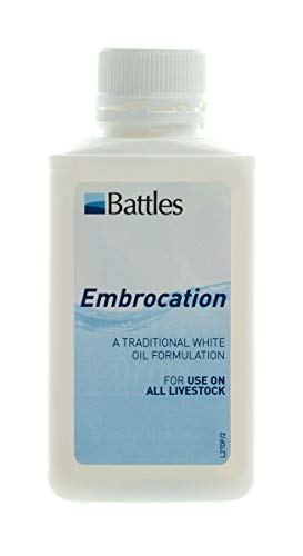 Battles Embrocation - Líquido calmante Muscular, 250 ml, Cuidado de Animales y Caballos