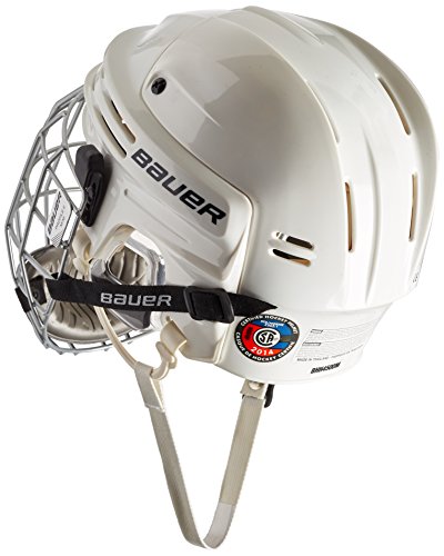 Bauer Eishockeyhelm 4500 Combo mit Gitter - Casco de Hockey sobre Hielo, Color Blanco, Talla s