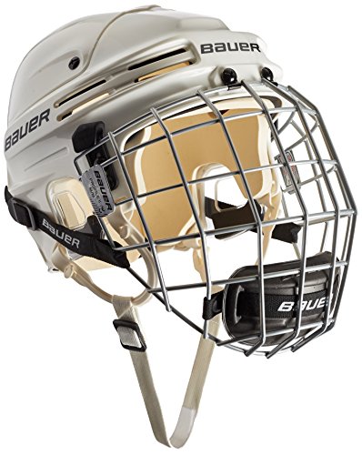 Bauer Eishockeyhelm 4500 Combo mit Gitter - Casco de Hockey sobre Hielo, Color Blanco, Talla s