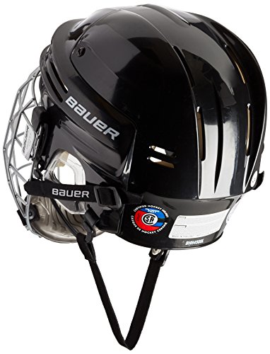 Bauer Eishockeyhelm 4500 Combo mit Gitter - Casco de Hockey sobre Hielo, Color Negro, Talla m