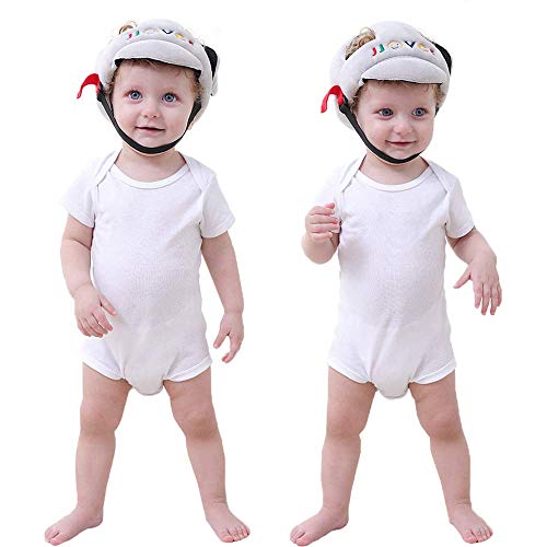 Bebé anti-caída tapa de protección de la cabeza del niño del sombrero de anticolisión casquillo de la cabeza el casco de seguridad para niños sombrero resistente a los golpes