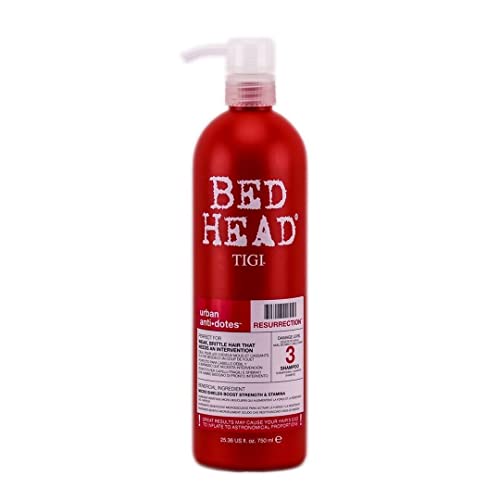 Bed Head by Tigi – Urban Antidotes Resurrection, champú para pelo dañado, 750 ml