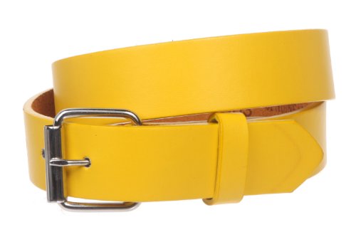 beltiscool - Cinturón - para hombre Amarillo amarillo M-60,96 cm