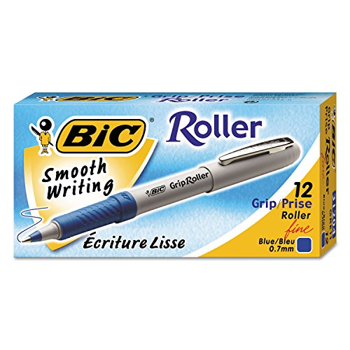 BICGRE11BE - Grip Roller Ball Stick Pen by BIC CORP.