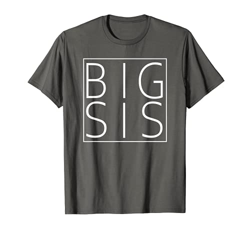 Big Sis Minimal Square Family Matching Tee Boxed Big Sister Camiseta