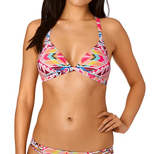 BILLABONG Mujer Tribe Time Fixed TR Bikini Parte Superior, Mujer, Tribe Time Fixed TR, Multicolor, XL