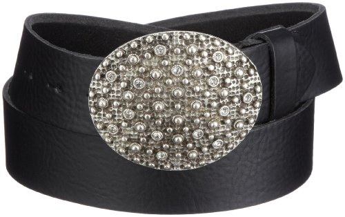 Biotin MGM - Cinturón para mujer, talla 80 cm, color Negro