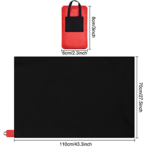Bohoman Mini manta de pícnic o playa, impermeable, antiarena, manta de camping, ultraligera, compacta, para suelo, manta de playa, manta de bolsillo, manta de camping (70 x 110 cm)