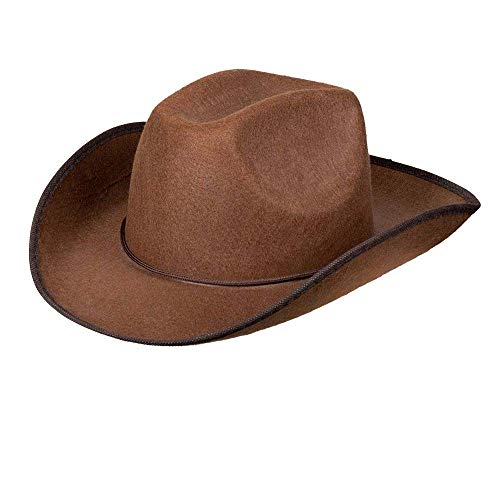 Boland 04097 - adultos sombrero de vaquero, EinheitsgrößŸe, marrón