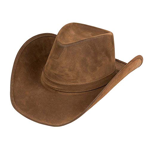 Boland 04354 - sombrero adulto Wyoming, cuero sintético, tamaño de la unidad, marrón