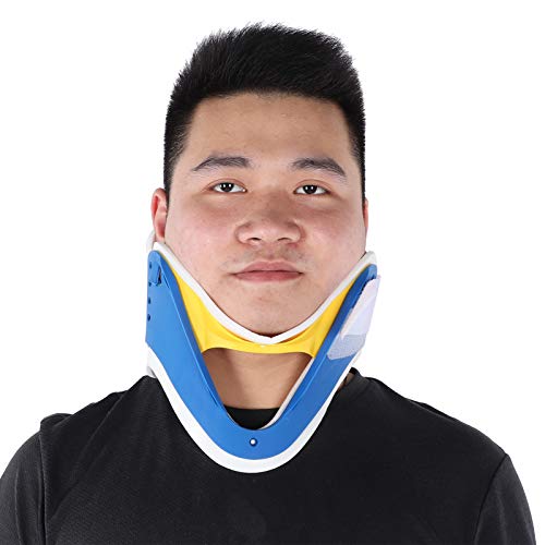 BOLORAMO Collar Cervical, PVC 56,5 Cm Collar de Cuello Ajustable Orificio de Apertura Posterior para Aliviar el Dolor Y la Fatiga del Cuello Uterino