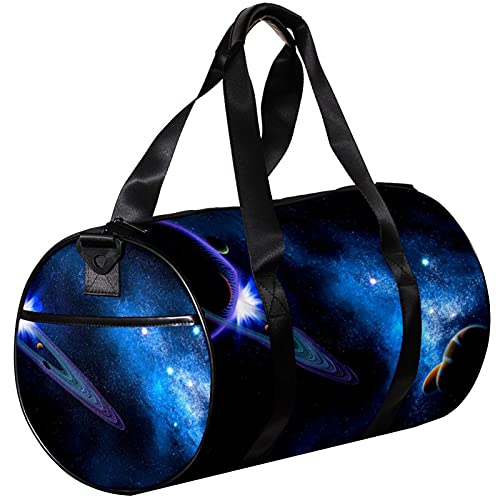 Bolsa de viaje para mujeres y hombres Galaxy Space Planets Sports Gym Tote Bag fin de semana de viaje al aire libre Bolsa de equipaje