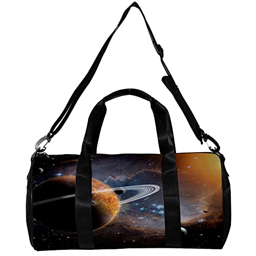 Bolsa de viaje para mujeres y hombres Galaxy Space Planets Sports Gym Tote Bag fin de semana de viaje al aire libre Bolsa de equipaje