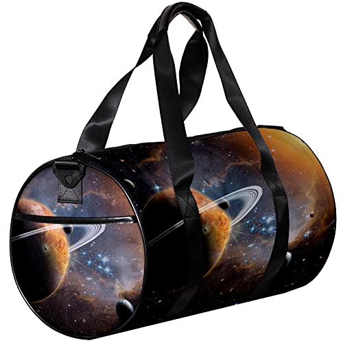 Bolsa de viaje para mujeres y hombres Galaxy Space Planets Sports Gym Tote Bag fin de semana de viaje al aire libre Bolsa de equipaje