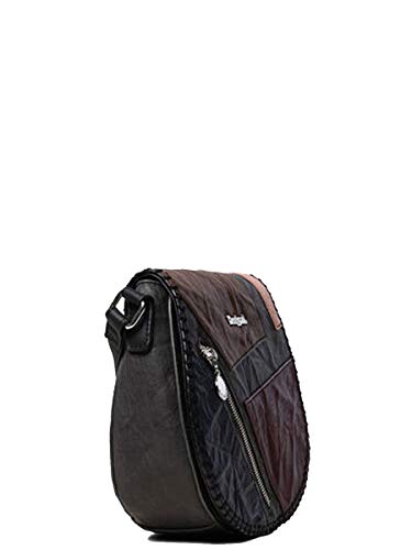 Bolso Mujer Desigual Odin Rigali Marron Unica