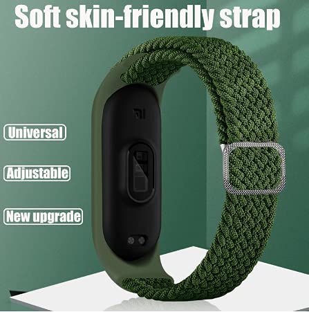 BoLuo Correa para Xiaomi Mi Band 6,Bandas De Correa Repuesto,Correas Reloj, Nylon Reloj Recambio Brazalete Correa Repuesto Strap Wristband para Xiaomi Mi Band 6 5 4 3 Accessories (arcoíris)