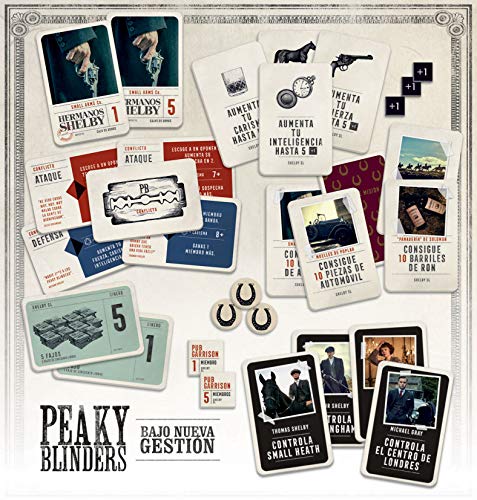 BORRAS - Peaky Blinders. Juego de Mesa de Estrategia. Conviértete en el gánster más temido de Birmingham. a Partir de 14 años. Ref. 18862. Única Versión en Español