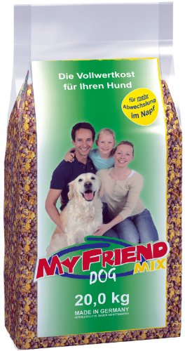 bosch My Friend Mix | Alimento para perros adultos de todas las razas | Mezcla de croquetas equilibradas con copos | 20 kg
