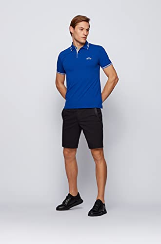 BOSS Paul Curved Camisa de Polo, Medium Blue428, S para Hombre