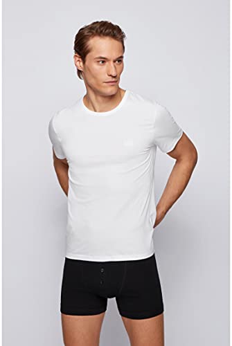 BOSS T-shirt Rn 3p Co, Camiseta, para Hombre, Blanco (White 100), Medium