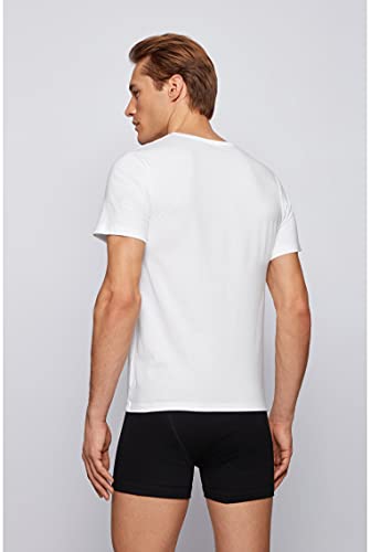BOSS T-shirt Rn 3p Co, Camiseta, para Hombre, Blanco (White 100), Medium