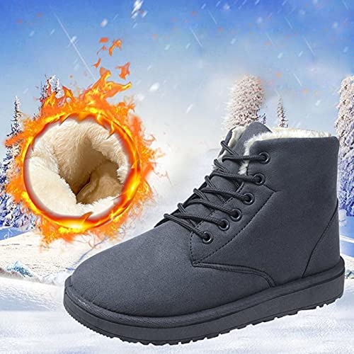 Botas de Nieve para Mujer Zapatos de Invierno a Prueba de Agua, Parte Superior de Tela, Forro y Suela de Goma Isotherm Transpirable y Duradero Botas Impermeables Mujer