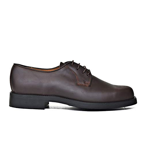 Botasvalverde - 705 - Zapato Blucher Box - Color : Marrón - Talla : 43