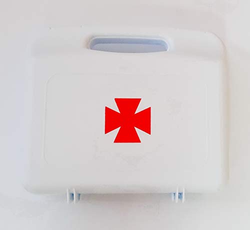 Botiquin maletin portatil primeros auxilios con dotacion 260mmx230mmx70mm