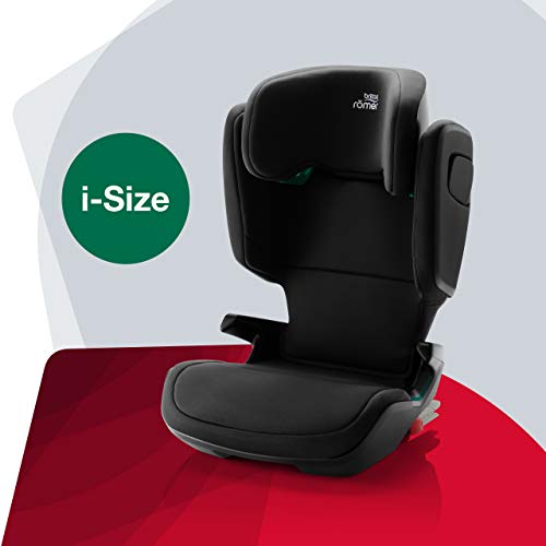BRITAX RÖMER Silla Coche KIDFIX M i-SIZE, Evolutiva y Duradera con Sistema de Anclaje ISOFIX, niño de 100 a 150 cm (Grupo 2/3) de 3.5 a 12 años, Cosmos Black