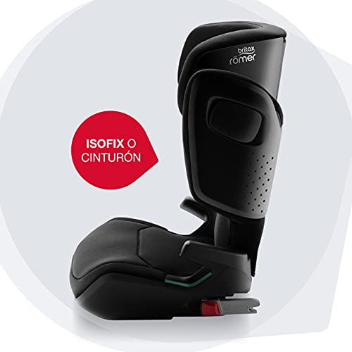 BRITAX RÖMER Silla Coche KIDFIX M i-SIZE, Evolutiva y Duradera con Sistema de Anclaje ISOFIX, niño de 100 a 150 cm (Grupo 2/3) de 3.5 a 12 años, Cosmos Black