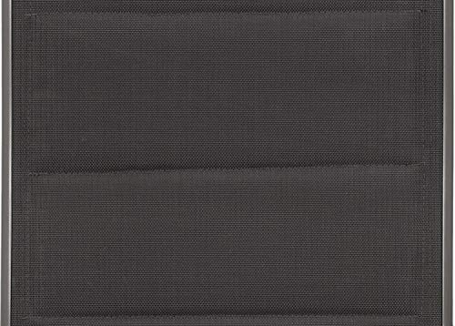 BRUBAKER Set de 2 Sillas de Jardín Milano - Respaldo Alto Plegable - Respaldo Regulable en 8 Posiciones - Sillas Plegables Aluminio - Resistentes a la Intemperie - Gris Plateado