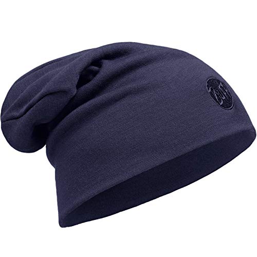 Buff Mütze Merino Thermal Hat, Gorro Unisex Adulto, Azul (Solid Denim), Talla única
