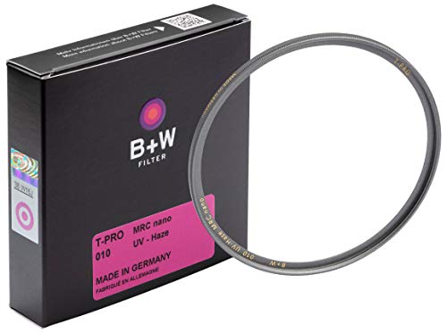 B+W Filtro UV y Protector 010 (82 mm, T-Pro, Acabado de Titanio, MRC Nano, 16 aumentos, Super Delgado)