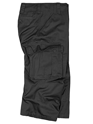 bw-online-shop Airforce - Pantalones cortos cargo 3/4 para hombre, estilo vintage Negro – 3/4 pantalón XXXL