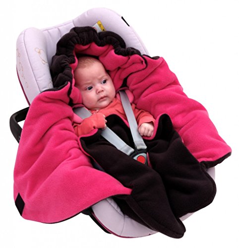 ByBoom Baby Manta arrullo de invierno para bebé, es ideal para sillas de coche (p.ej. de las marcas Maxi-Cosi y Römer), para cochecitos de bebé, sillas de paseo o cunas; LA MANTA ARRULLO ORIGINAL CON EL OSO
