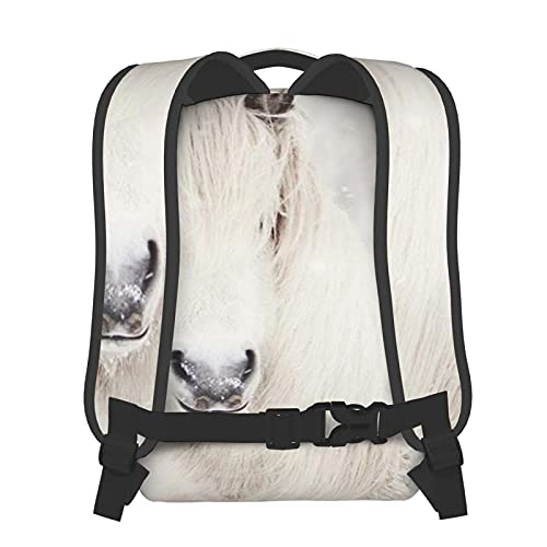 BYETWIK Mochilas Escolares Niños Niñas, Mochilas Hombre Mujer, Casual Deporte Playa Viaje Compras Bolsa Escolar, Mochilas Escolares Caballo de nieve 88