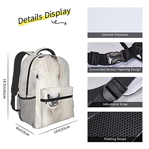 BYETWIK Mochilas Escolares Niños Niñas, Mochilas Hombre Mujer, Casual Deporte Playa Viaje Compras Bolsa Escolar, Mochilas Escolares Caballo de nieve 88