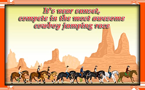 caballo vaquero que monta carrera de obstáculos: la doma de caballos agilidad - edición gratuita