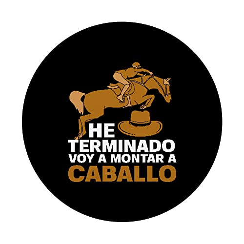 Caballo Yegua Potro Deporte - Jinete Equitación Caballo PopSockets PopGrip Intercambiable