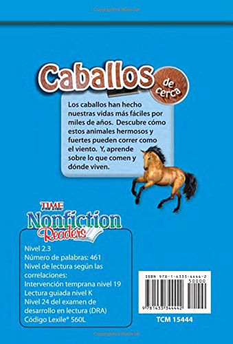 Caballos de Cerca (Horses Up Close) (Spanish Version) (Early Fluent) (Time for Kids Nonfiction Readers)