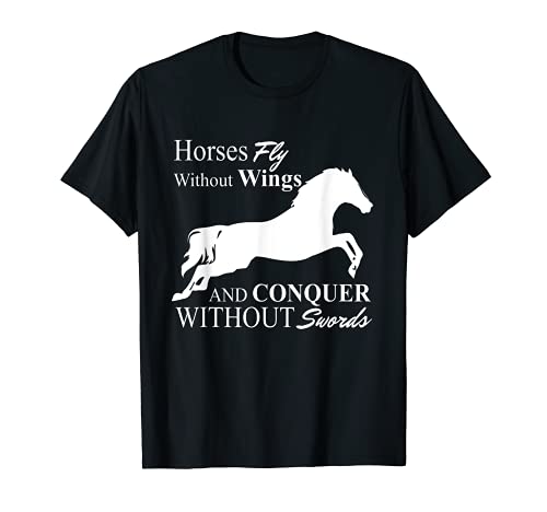 Caballos mosca sin alas - Amante del caballo divertido Camiseta
