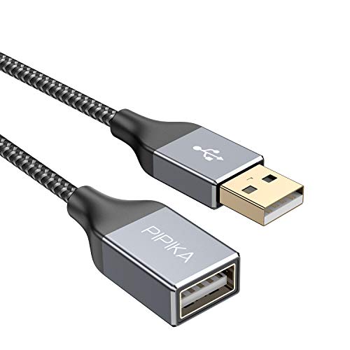 Cable Alargador USB 2.0 [3M] Cable Extension USB Tipo A Macho A Hembra Alta Velocidad 5 Gbps para Impresora,Ratón,Teclado,Hub,Pendrive,Mando de PS3,VR Gafas,Disco Externo,Ordenador y Otros