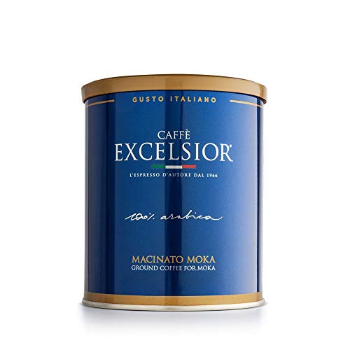 CAFFE' EXCELSIOR 100% ARABICA LATTINA DA 250 GR. MACINATO MOKA