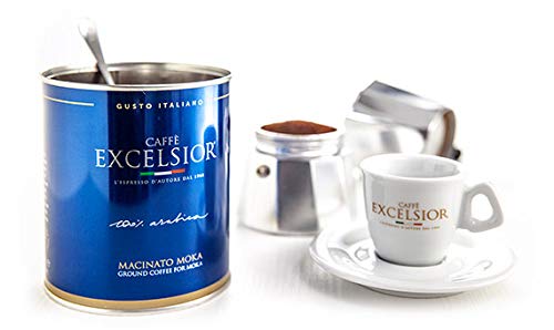 CAFFE' EXCELSIOR 100% ARABICA LATTINA DA 250 GR. MACINATO MOKA
